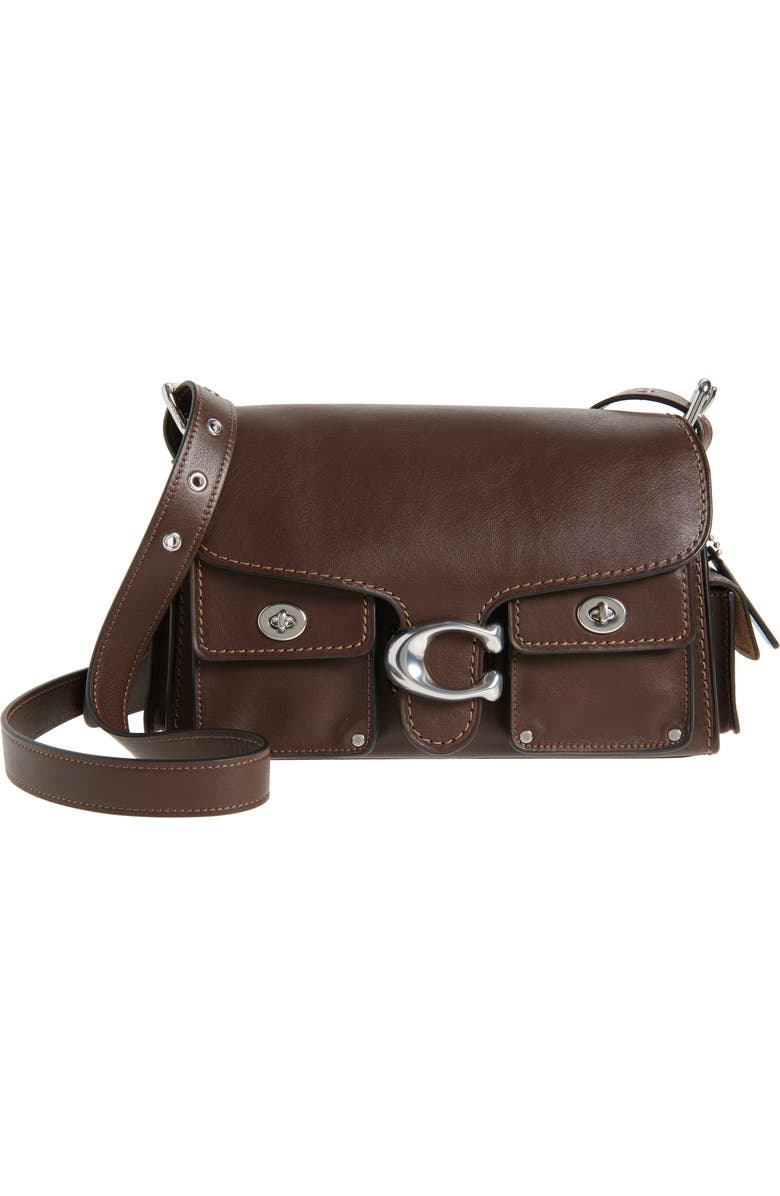 COACH Cargo Turnlock Soft Tabby Leather Shoulder Bag, Main, color, Lh/Maple