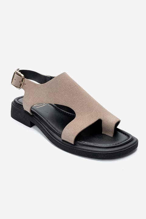 Burley Leather Slingback Sandal