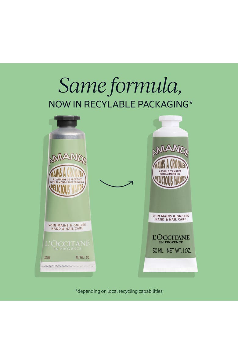 L'Occitane Almond Delicious Hands Hand Cream, Alternate, color, 