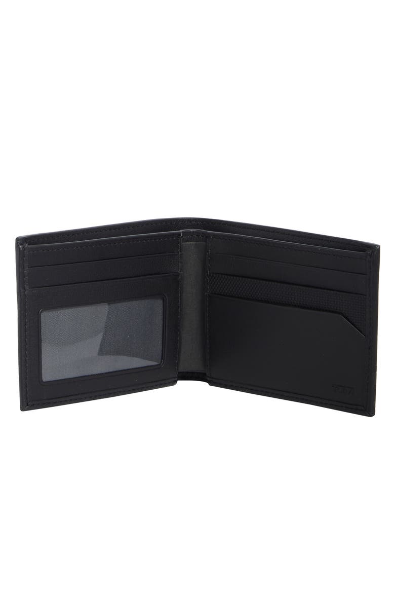 Double Bifold Wallet, Alternate, color, BLACK