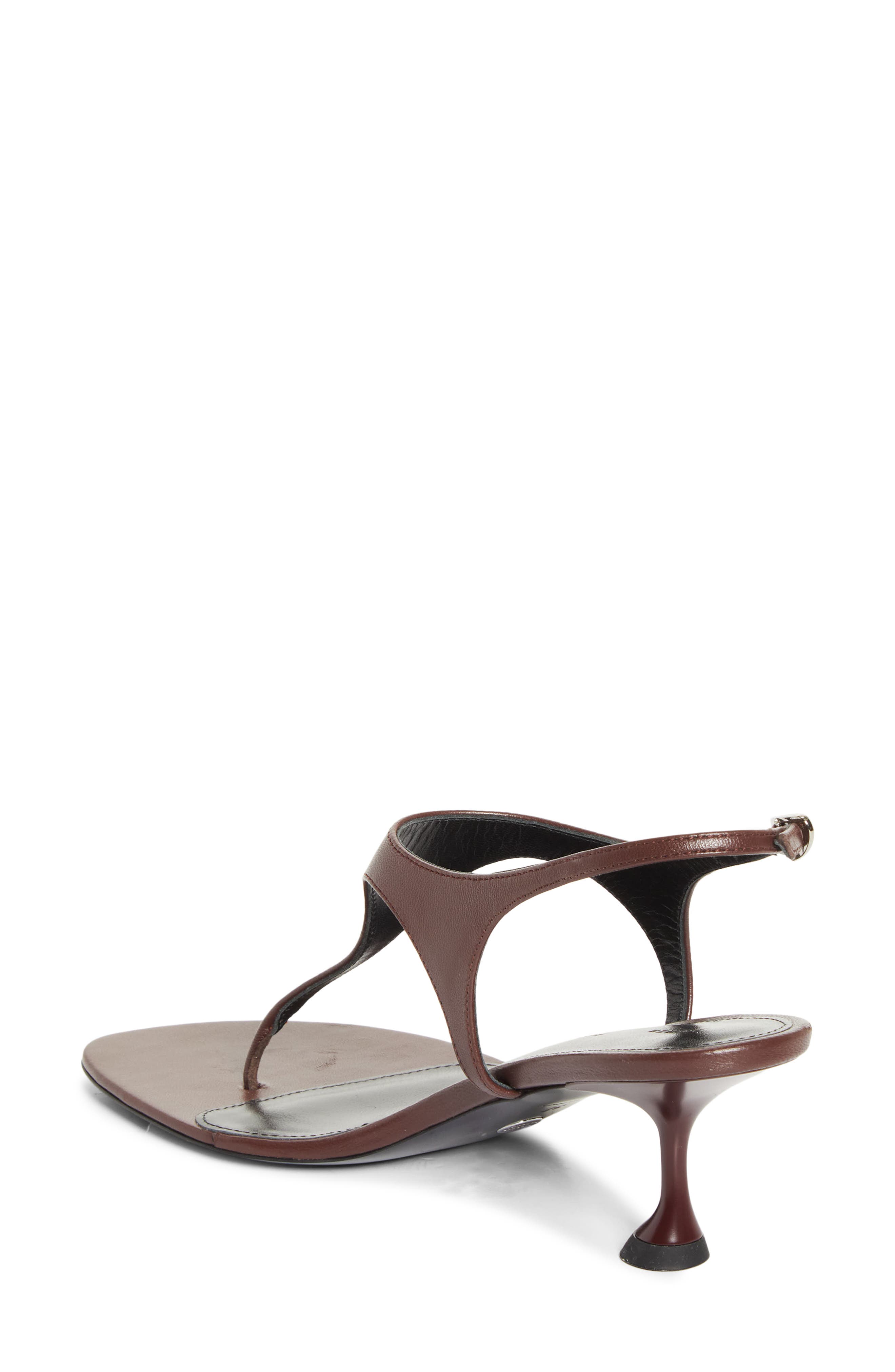 Proenza Schouler Tee Sandal, Alternate, color, Chocolate