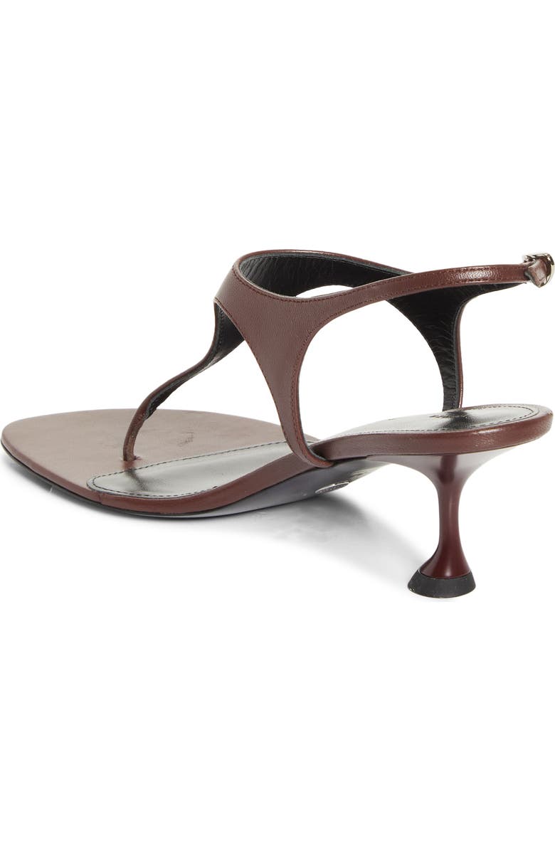 Proenza Schouler Tee Sandal, Alternate, color, Chocolate