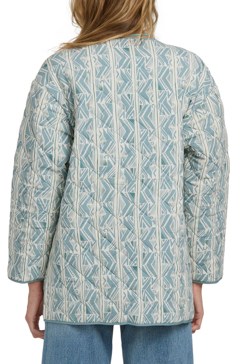 Billabong Day Dreamin Quilted Poplin Shacket, Alternate, color, Mason Blue