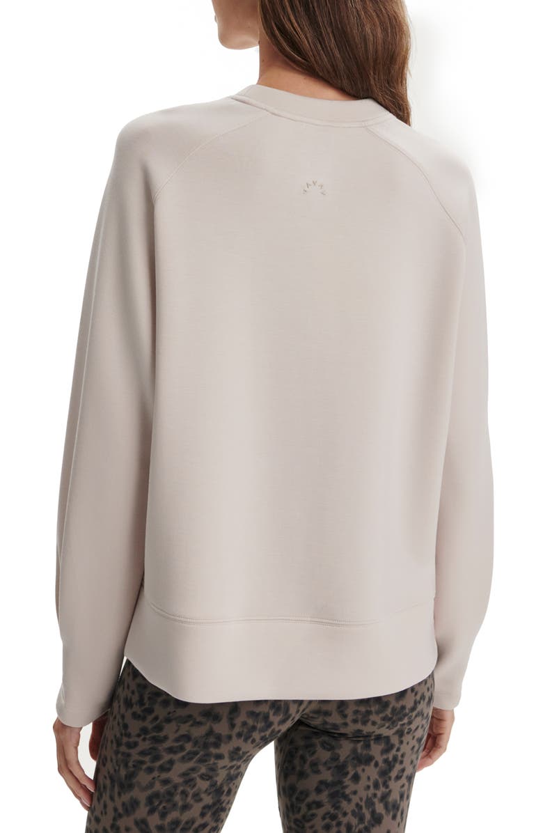 Varley Zosia Midlayer Crewneck Sweatshirt, Alternate, color, Silver Grey