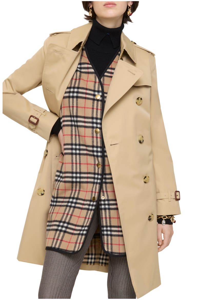 Check Wool Cashmere Warmer, Main, color, Archive beige