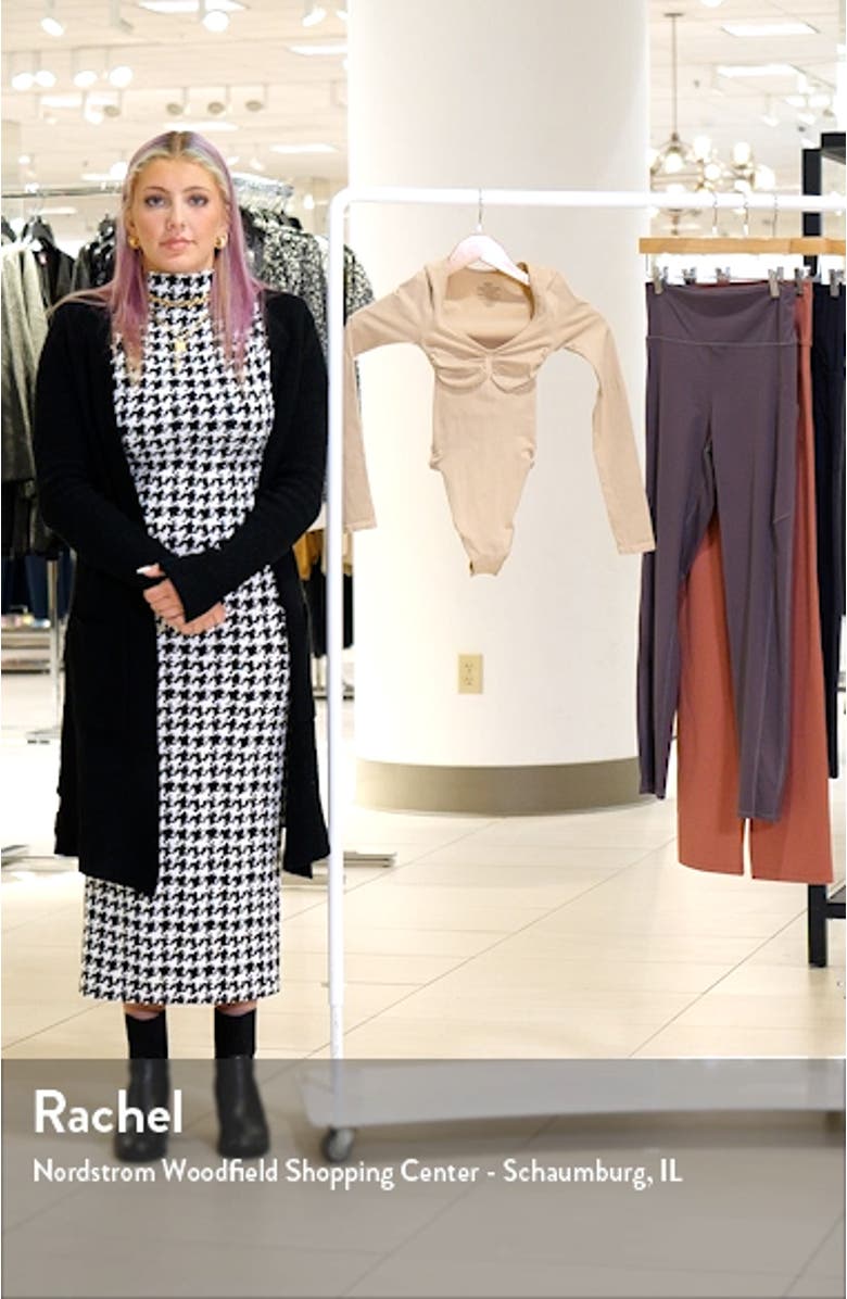 Seamless Sculpt Long Sleeve Thong Bodysuit, sales video thumbnail