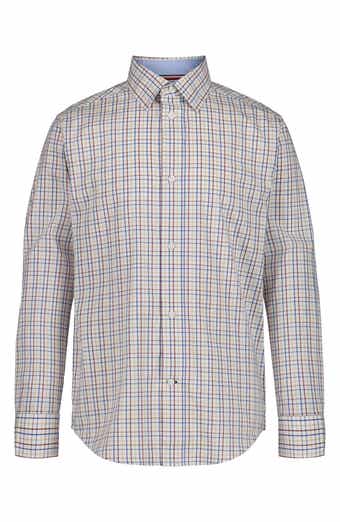 Long Sleeve Stretch Check Shirt