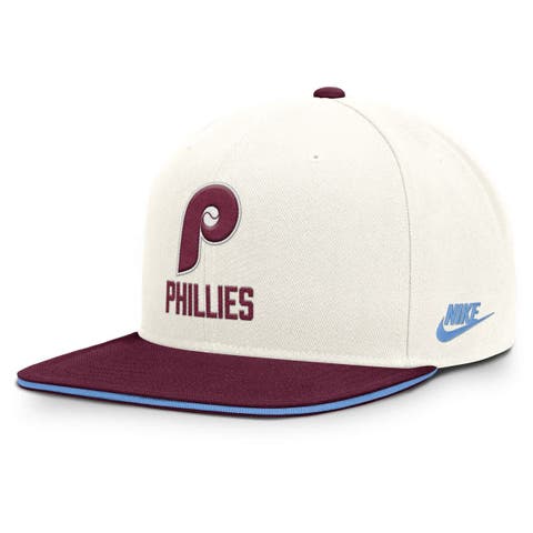 Men's Nike Cream/Burgundy Philadelphia Phillies Cooperstown Pro Dri-FIT Snapback Hat