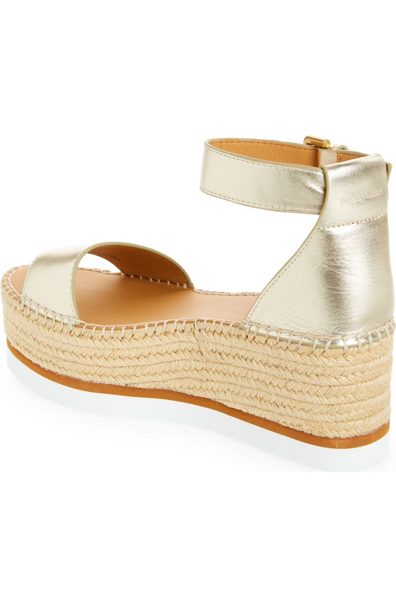 See by Chloé Glyn Espadrille Platform Sandal, Alternate, color,