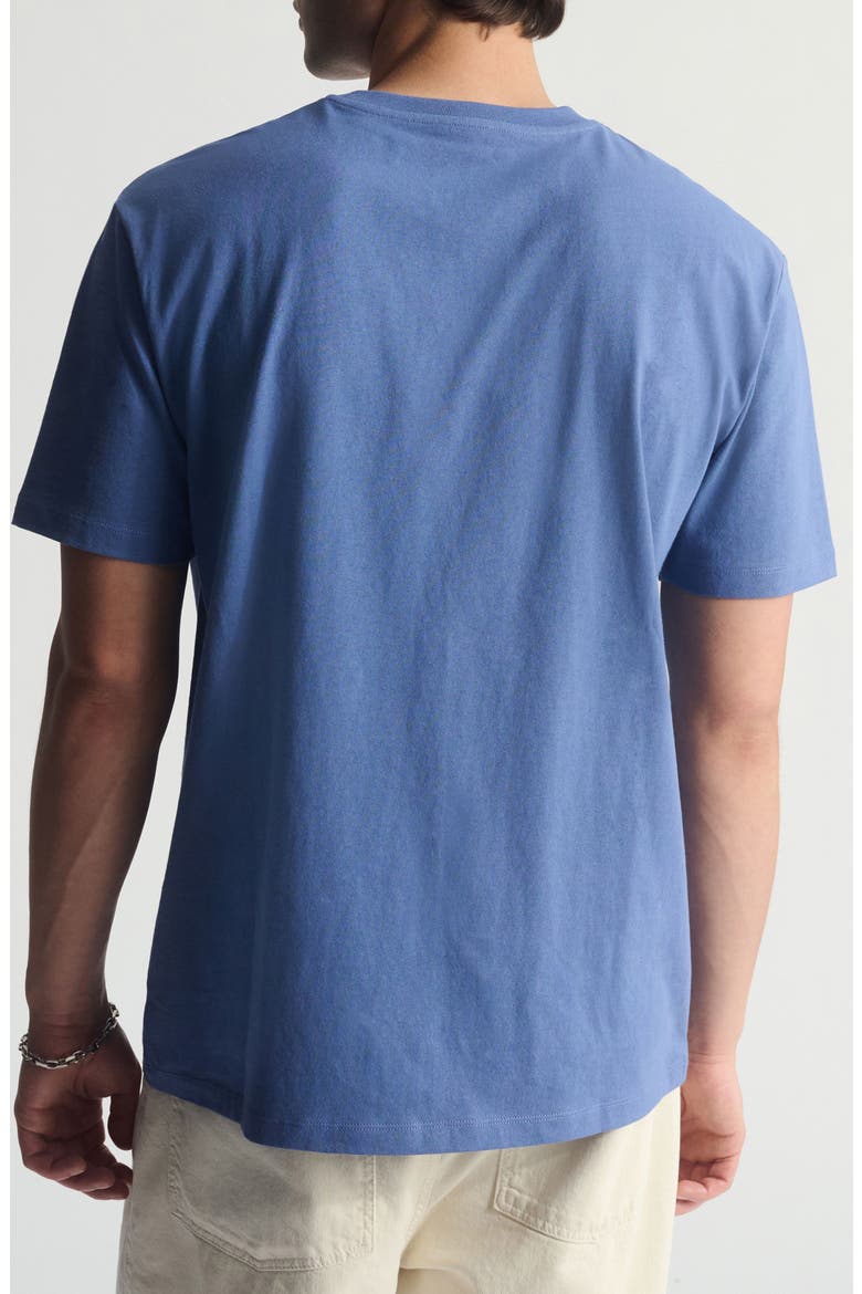 Logo Cotton Graphic T-Shirt, Alternate, color, BIJOU BLUE