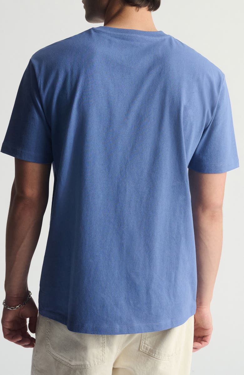 Brooklyn Industries Logo Cotton Graphic T-Shirt, Alternate, color, Bijou Blue