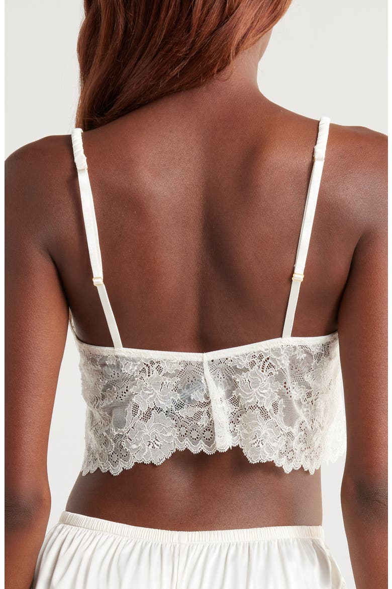 Chantilly Lace Crop Camisole, Alternate, color, IVORY
