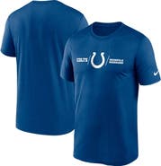 Nike Men's Nike Royal Indianapolis Colts Horizontal Lockup Legend Performance T-Shirt