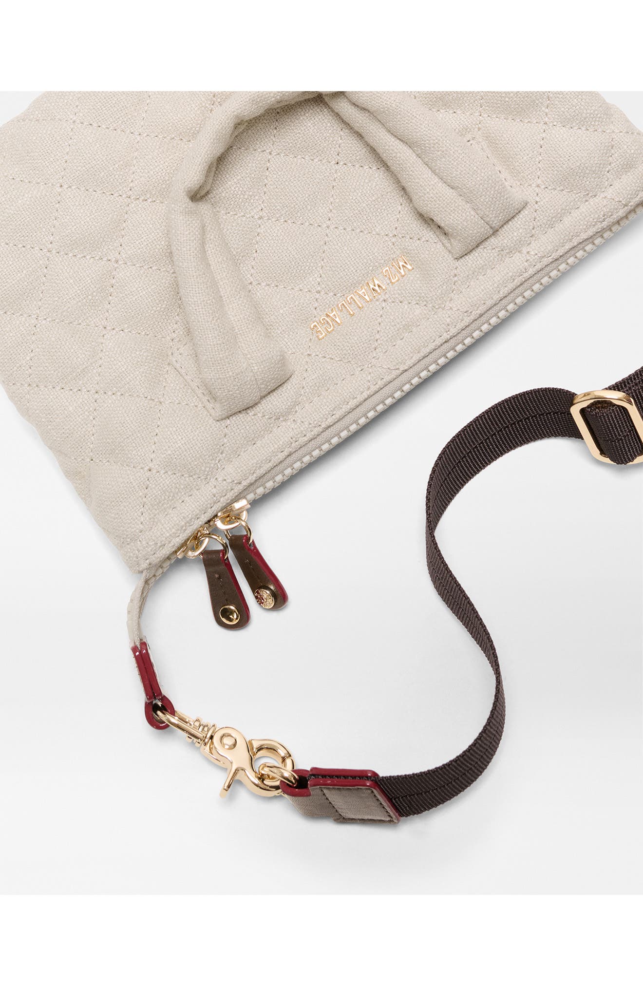 MZ Wallace Micro Sutton Tote, Alternate, color, Sandy Linen