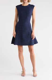 Jacquard A Line Dress