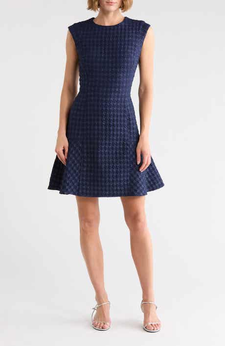 Jacquard A Line Dress