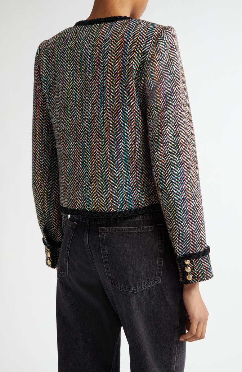 Cinq à Sept Mika Tweed Zanda Jacket, Alternate, color,