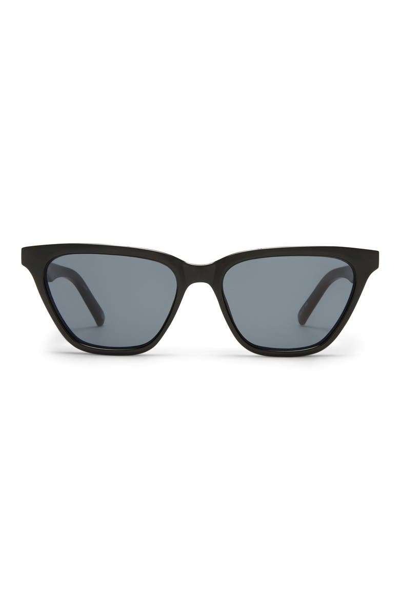 Steadfast 51mm Gradient D-Frame Sunglasses, Main, color, BLACK