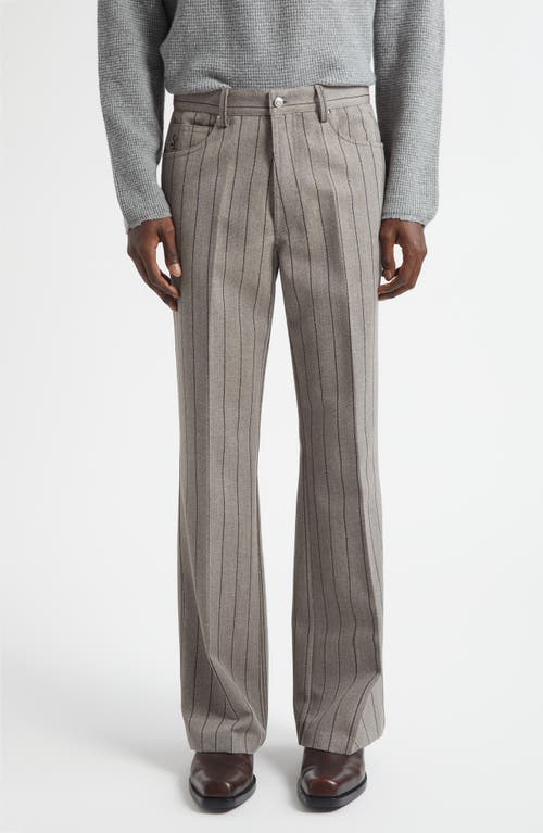 Second / Layer Second Layer Valluco Pinstripe Wool Pants In Gray