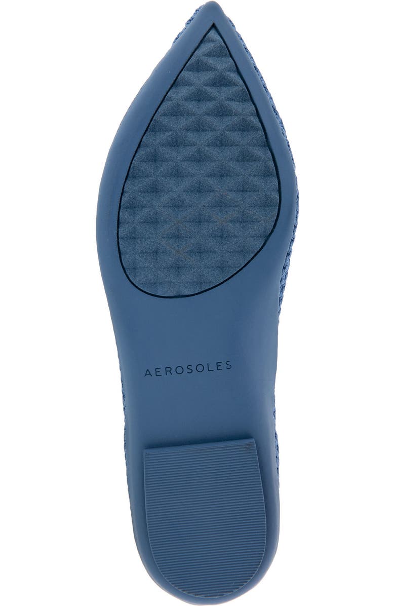 Aerosoles Danielle Knit Flat, Alternate, color, Blue Jean Knit Fabric
