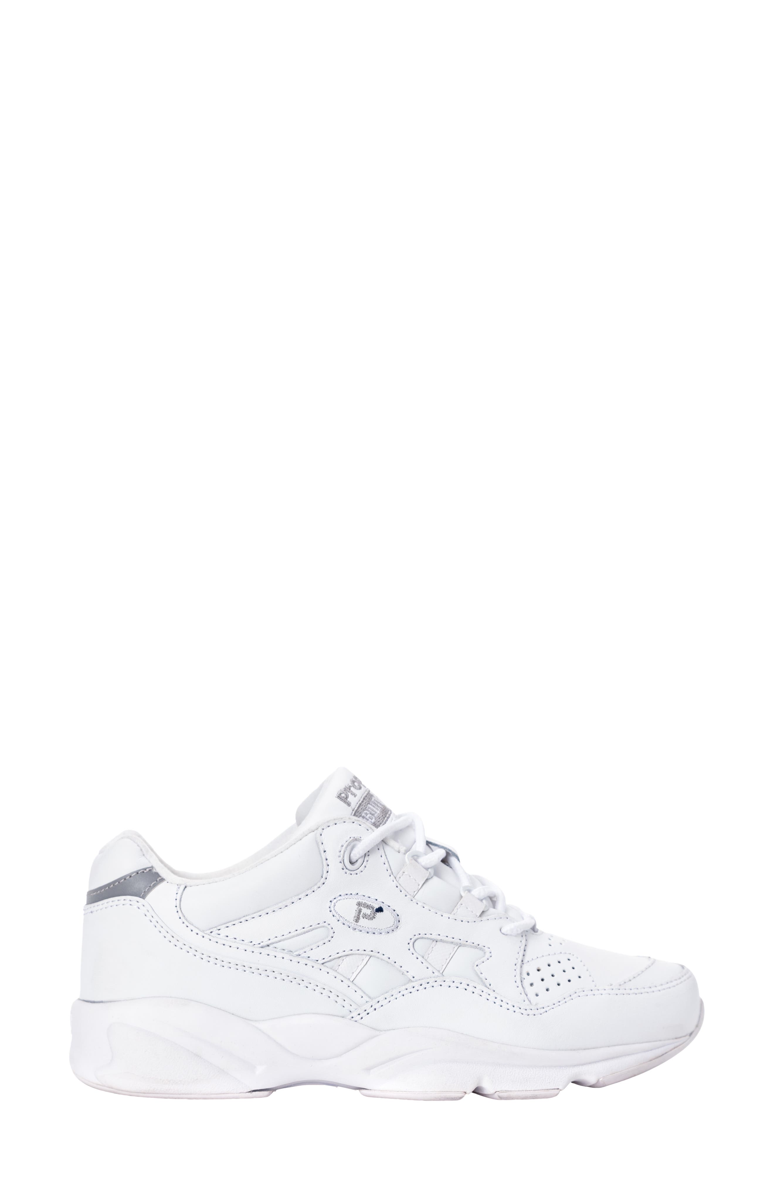 Propét Stana Sneaker, Alternate, color, White Leather