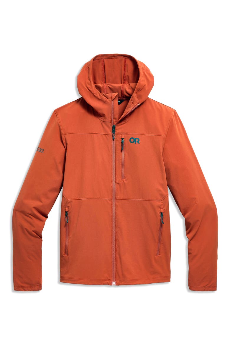 Ferrosi Hooded Jacket, Alternate, color, CARDINAL