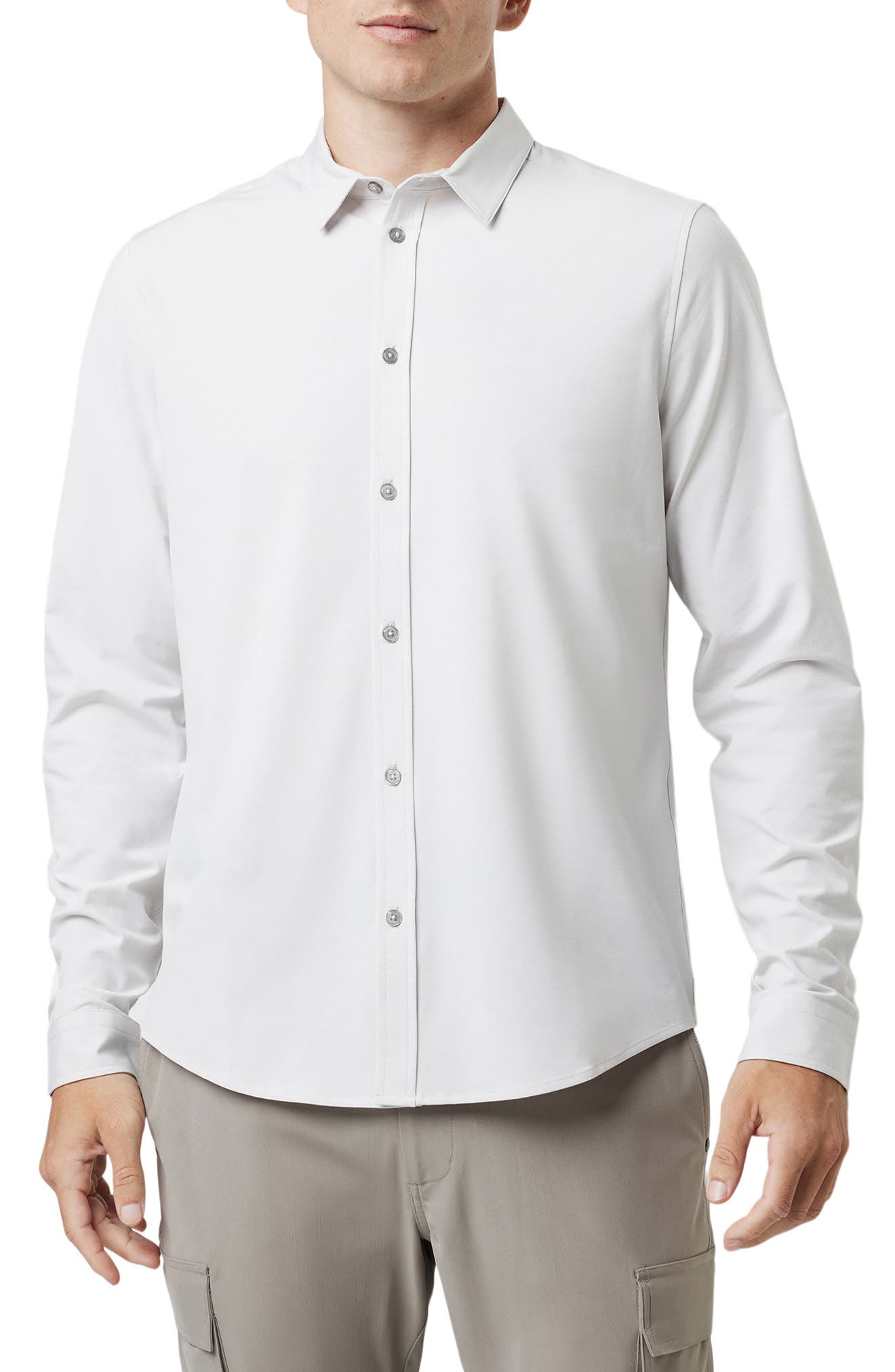 Long Sleeve Bridge Button-Up Shirt - image 3
