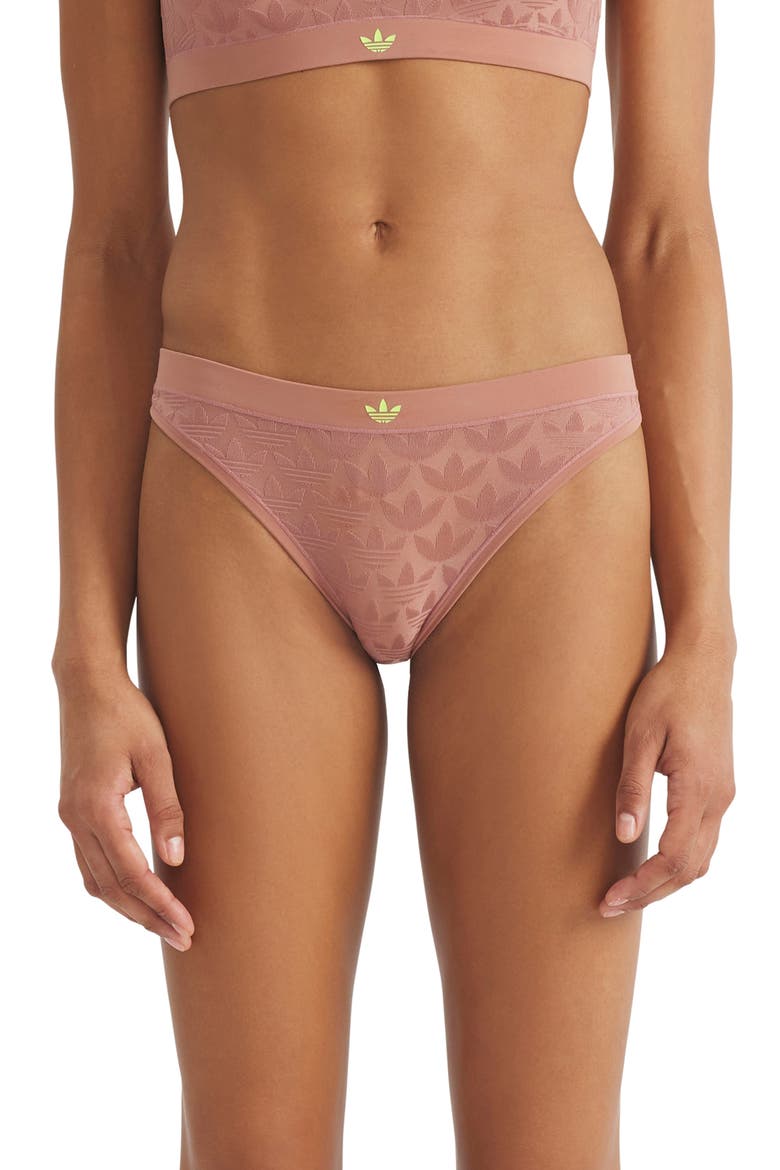Microterrot Monogram Bikini Briefs, Main, color, WARM CLAY