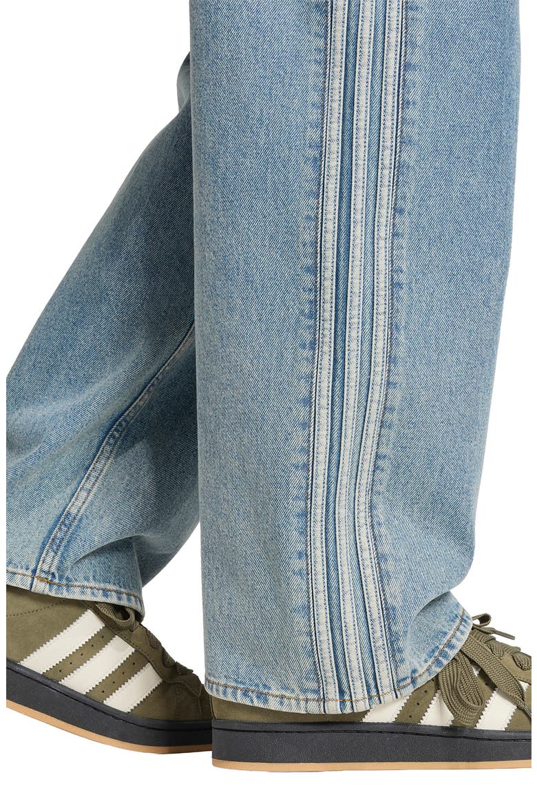 Firebird Wide Leg Jeans, Alternate, color, WORN BLUE DENIM