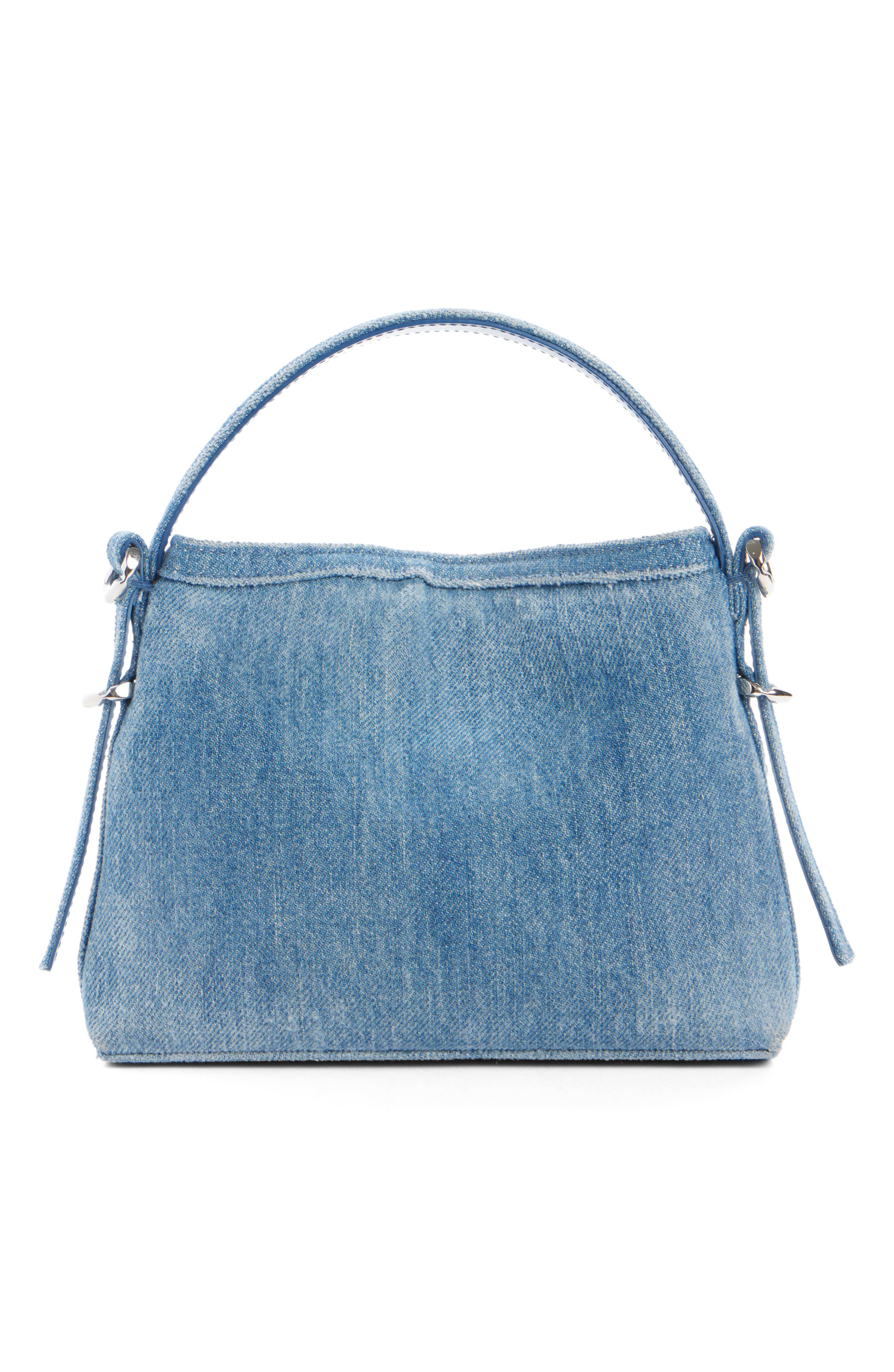 Givenchy Nano Voyou Denim Crossbody Bag, Alternate, color, 