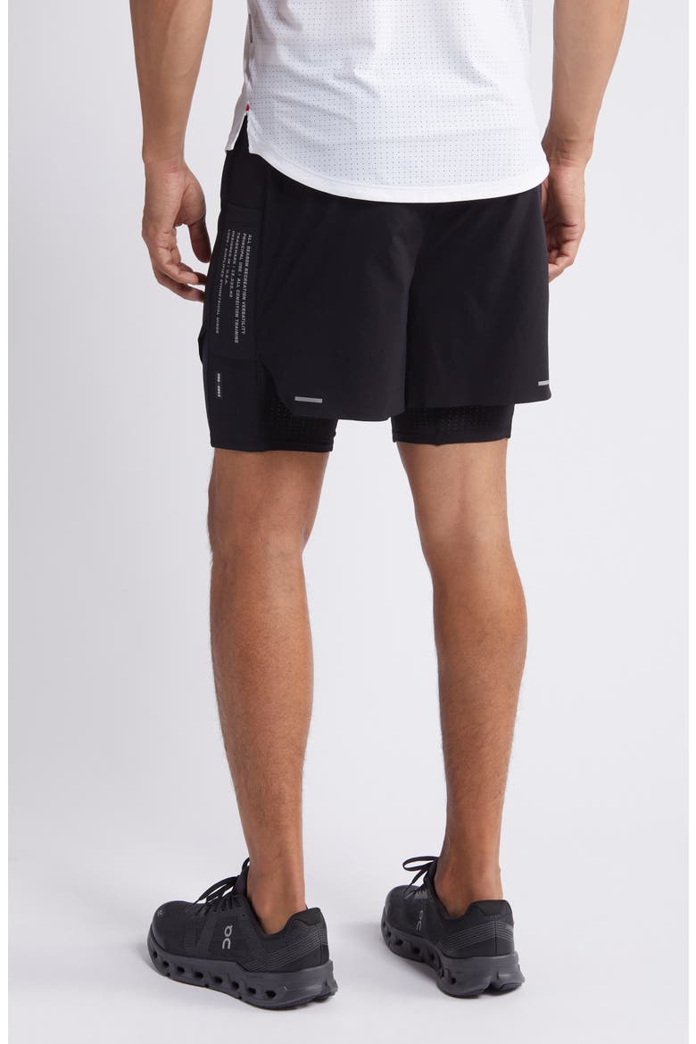 Aerotex Hybrid Liner Shorts, Alternate, color, BLACK/ BLACK