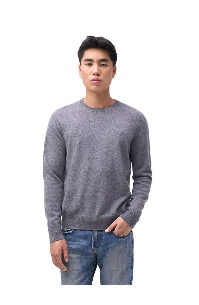 Gobi Cashmere Timeless Crewneck Cashmere Sweater, Main, color, Dim Gray