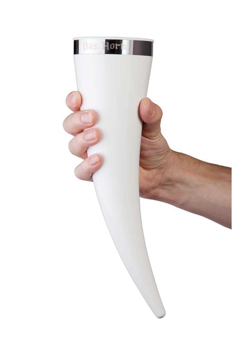 Drinking Horn, Alternate, color, WHITE