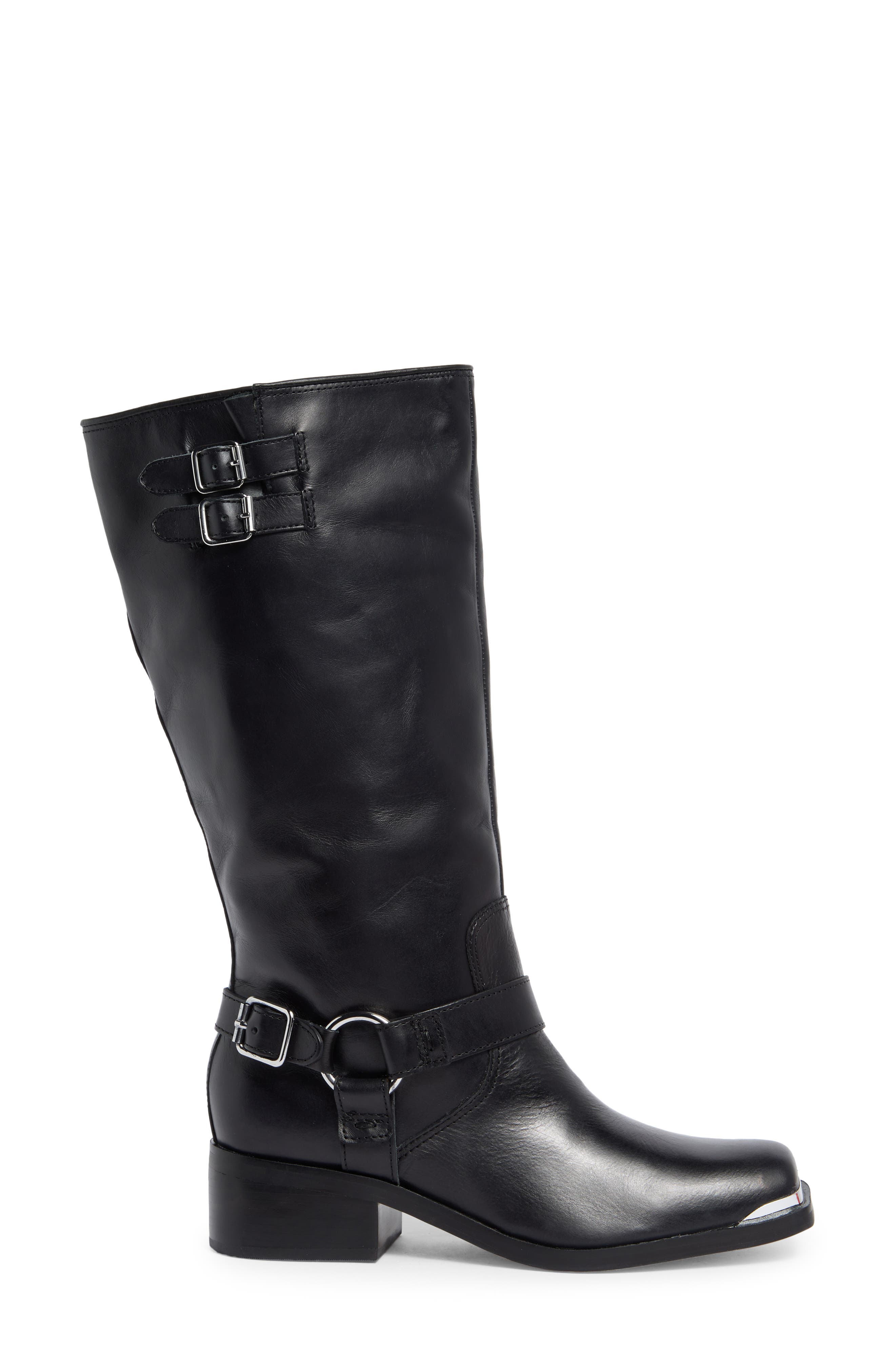Dolce Vita Evi Leather Moto Boot, Alternate, color, 