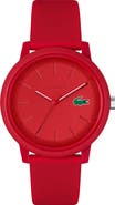 Lacoste 12.12 Silicone Strap Watch, 42mm
