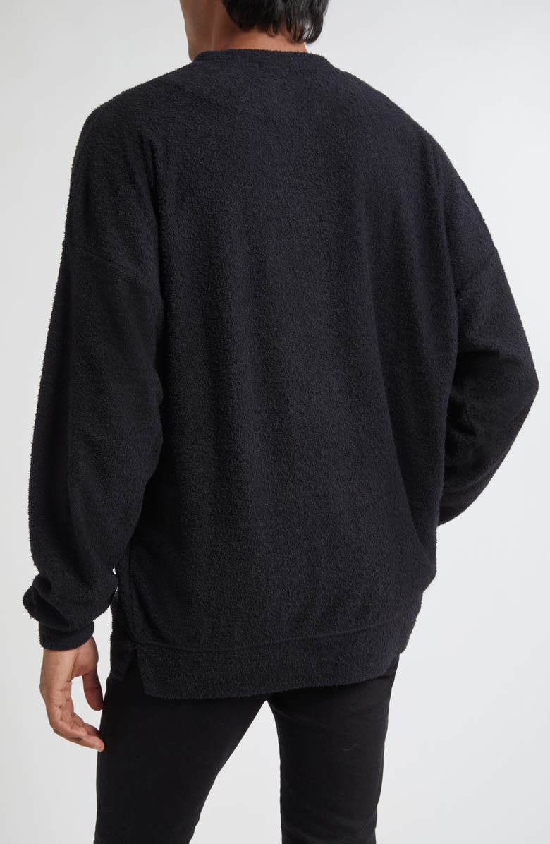 Undercover Embroidered Patch Sweatshirt, Alternate, color, Black