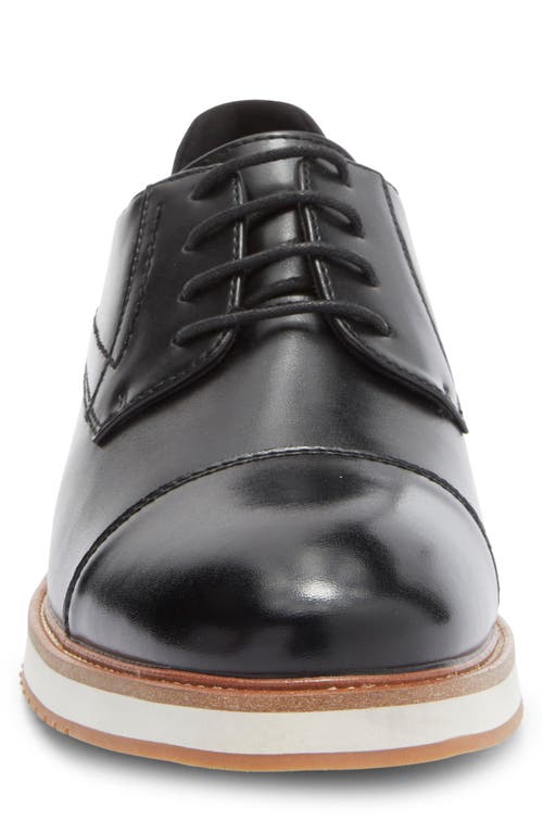 Rush By Gordon Rush Cap Toe Hybrid Derby In Black