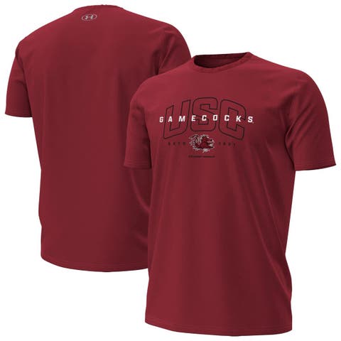 Men's Under Armour Garnet South Carolina Gamecocks Overlay Performance T-Shirt