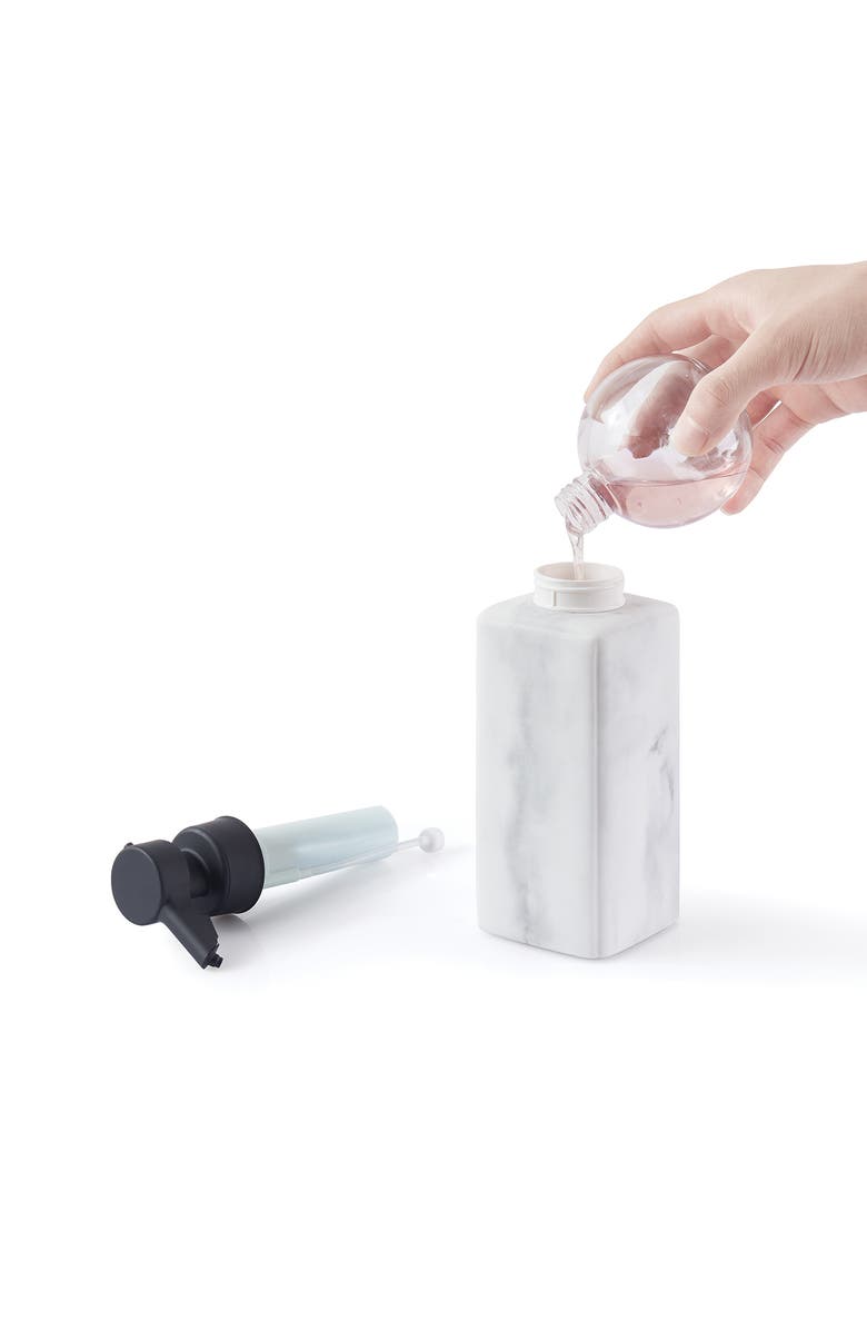 DKNY TOUCHLESS MARBLE SENSOR PUMP W, Alternate, color, White