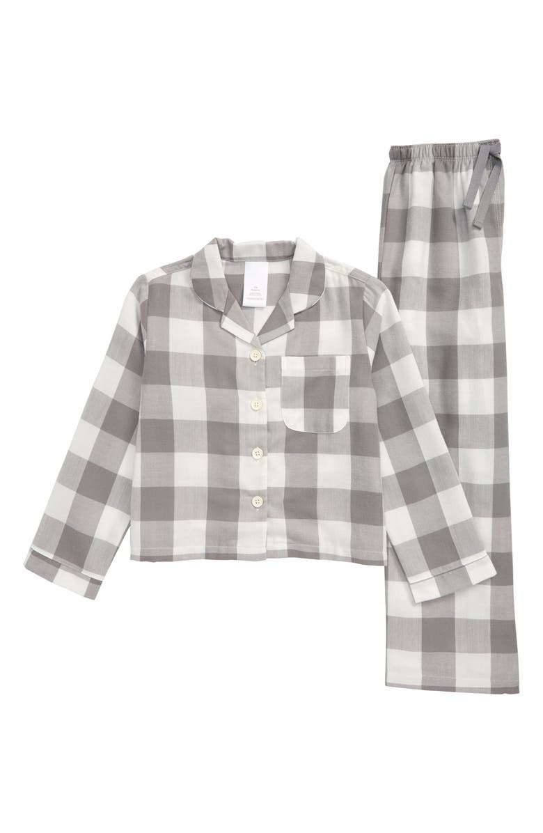 Nordstrom Two-Piece Flannel Pajamas, Main, color, 