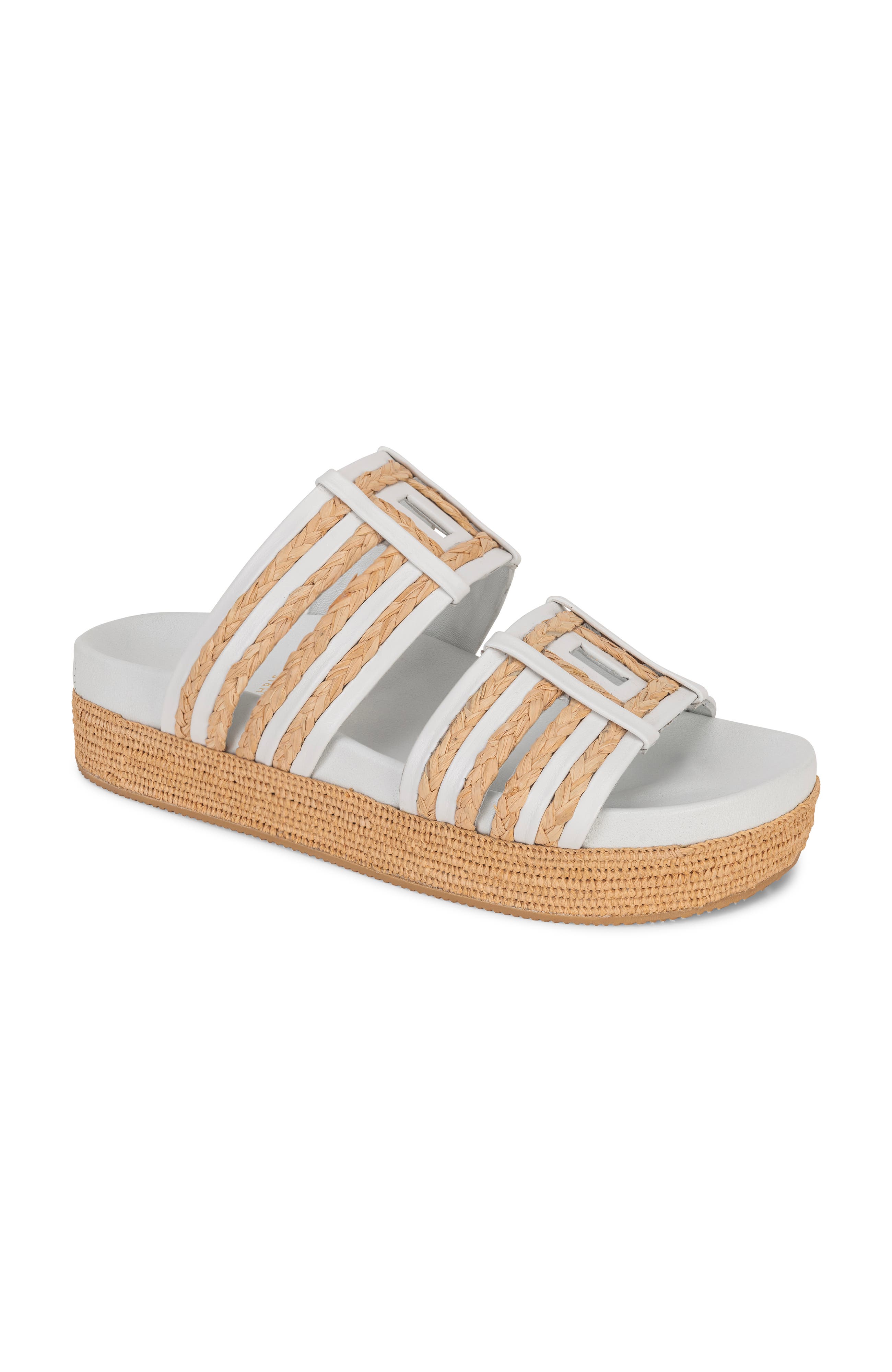 Sunny Sandal, Alternate, color, White
