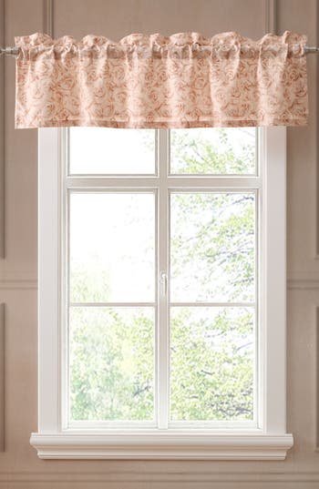 Bebejan Woven Valance Curtain In Peach