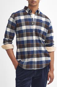 Barbour Valley Tailored Fit Check Button-Up Shirt