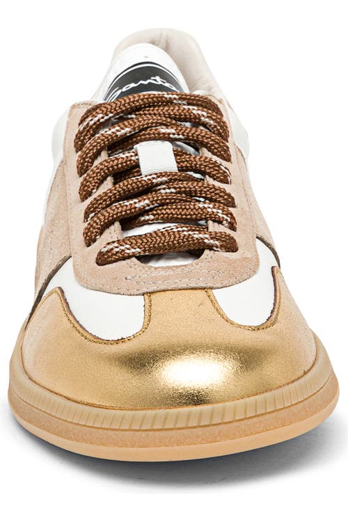 Santoni Leather And Suede Dbs Oly Sneaker In Multi