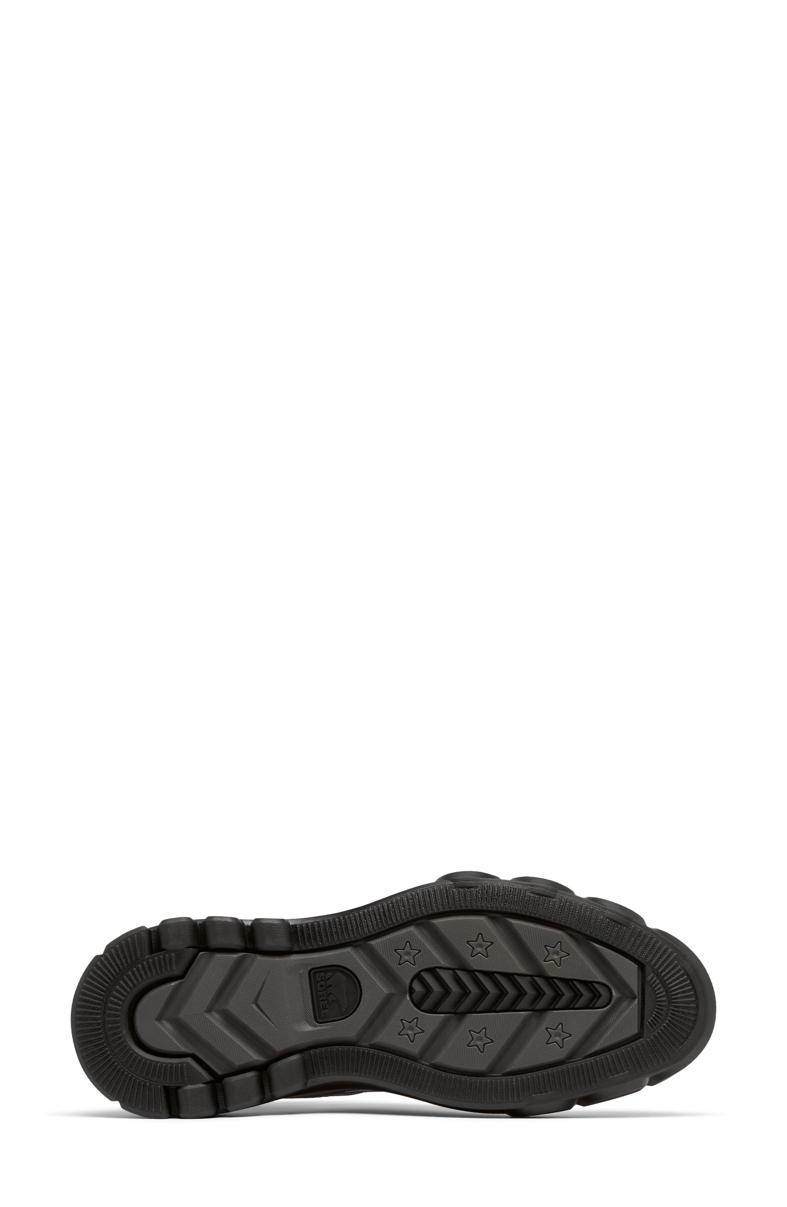 SOREL CARIBOU X Waterproof Platform Chelsea Boot, Alternate, color, Pure Silver/ Black