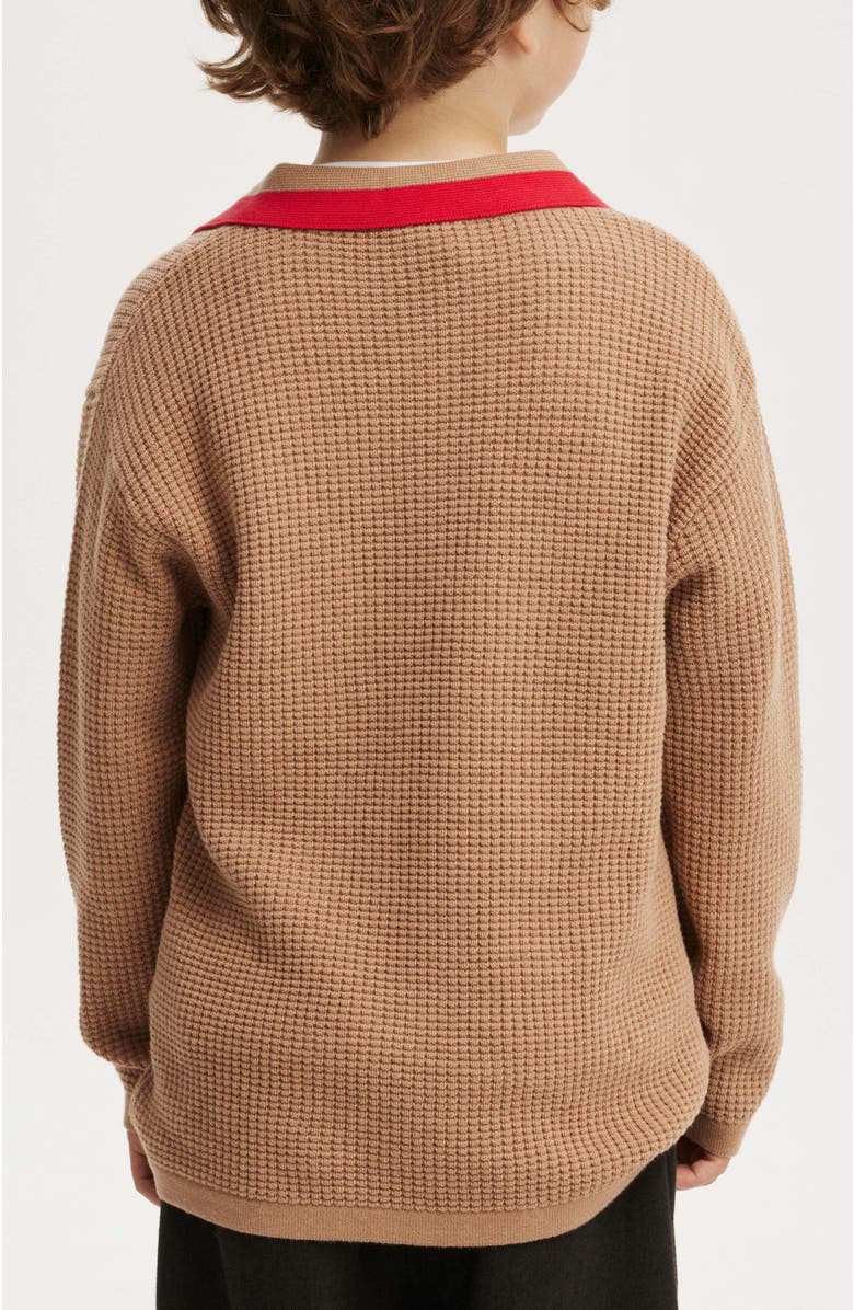 Cotton On Kids Kid's Preston Long Sleeve Knit Polo, Alternate, color, 