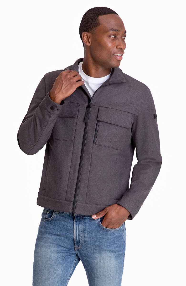 Michael Kors Granby Anorak Jacket, Alternate, color, Charcoalhe