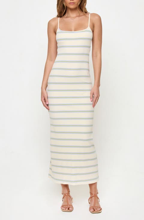 Jordana Rib Cover-Up Maxi Dress