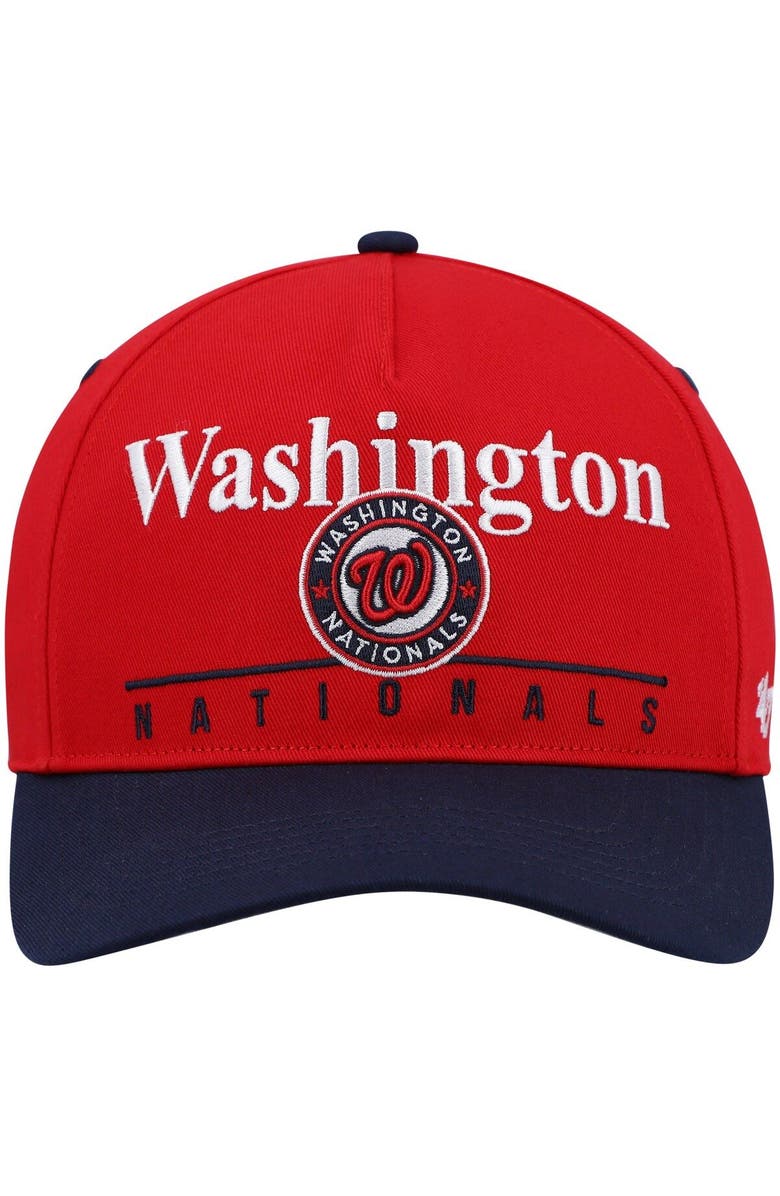 '47 Men's '47 Red/Navy Washington Nationals Retro Super Hitch Snapback Hat, Alternate, color,