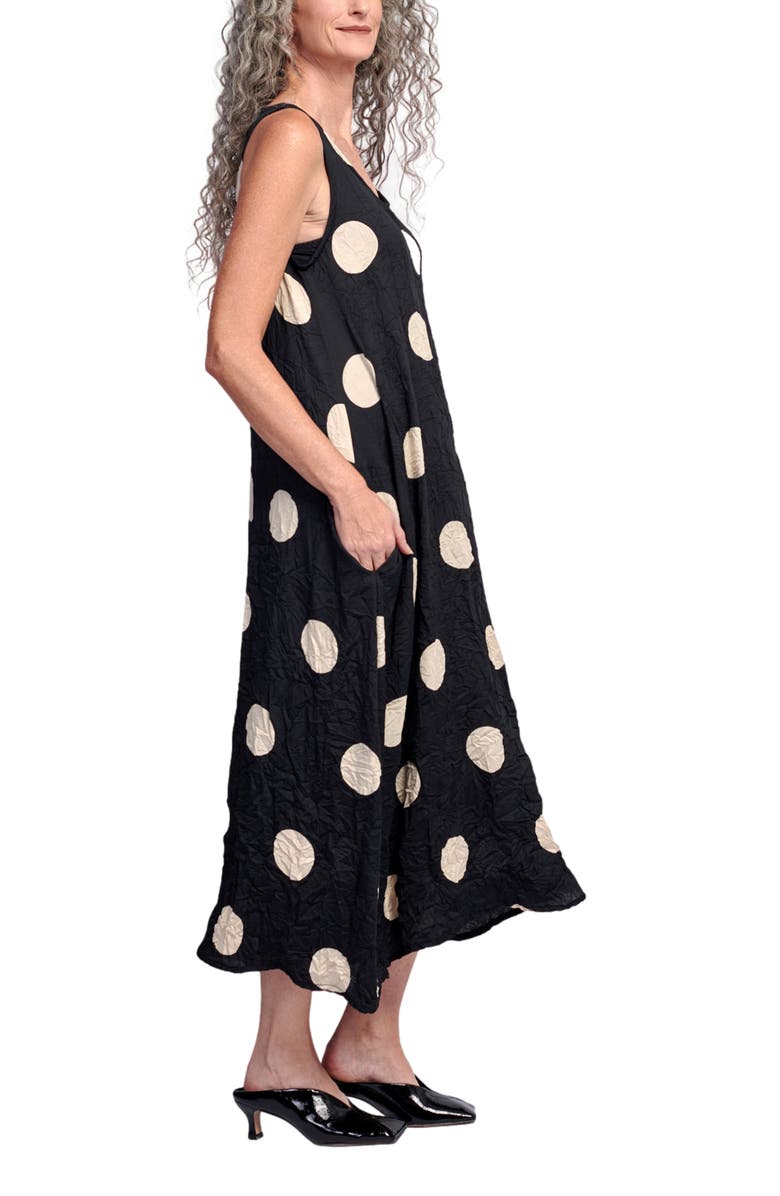 Alembika Crushed polka dots maxi tank dress, Alternate, color, 